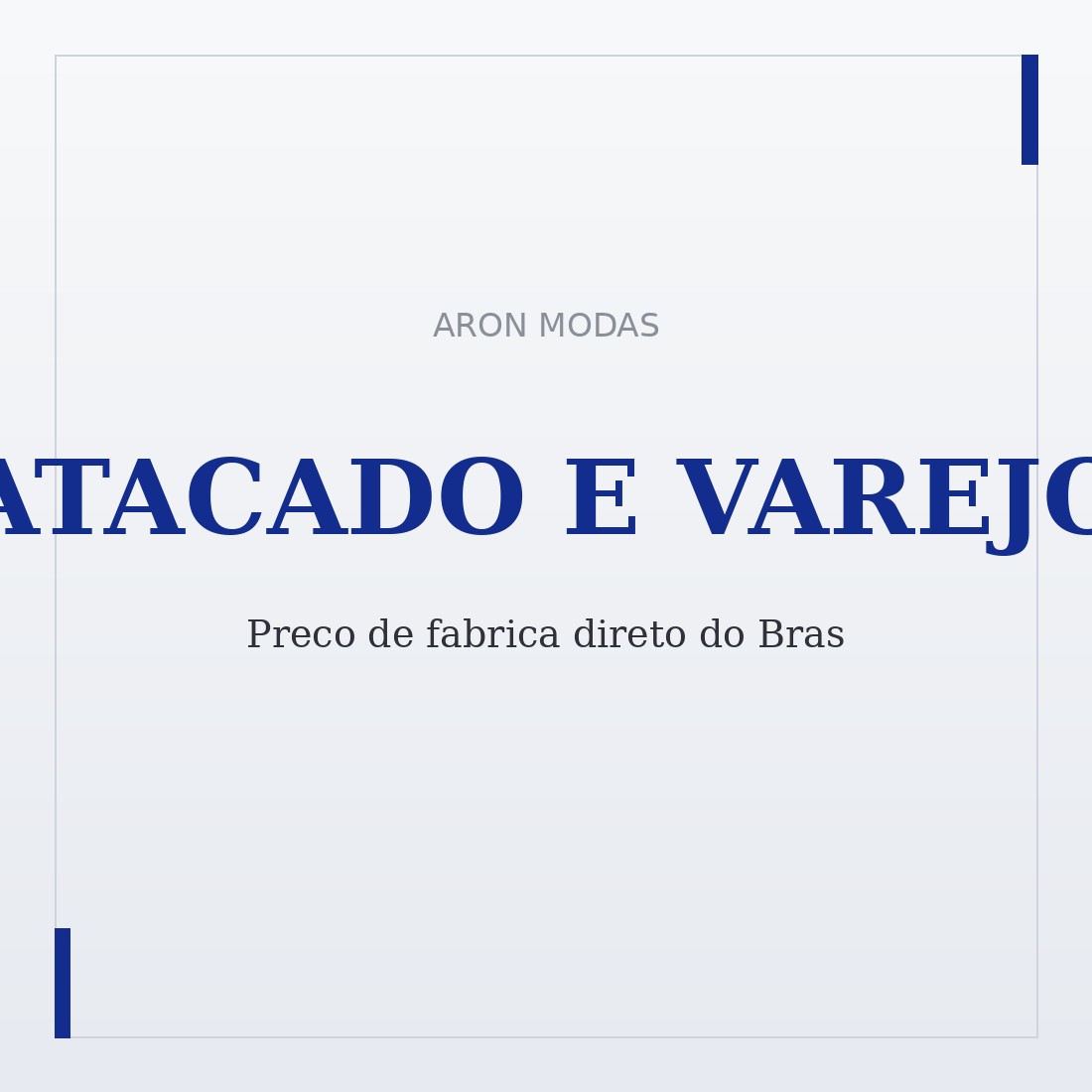 Moda masculina Aron Modas no atacado e varejo