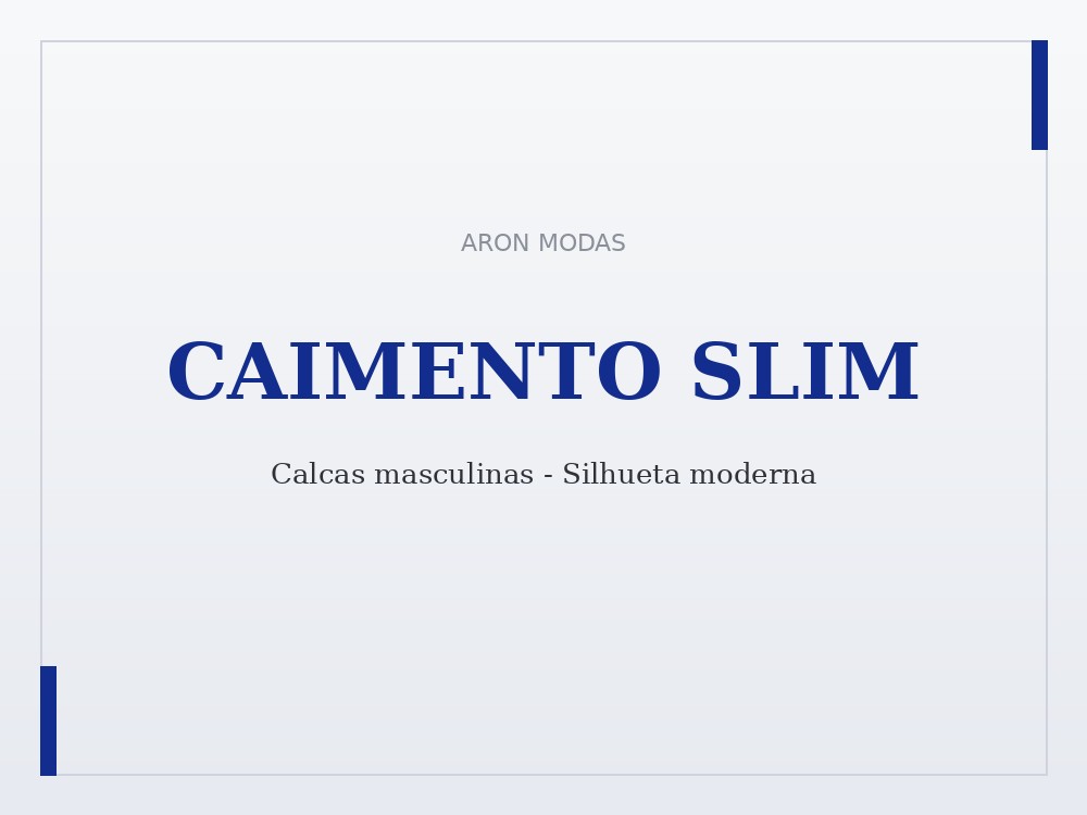 Calça masculina caimento slim atacado