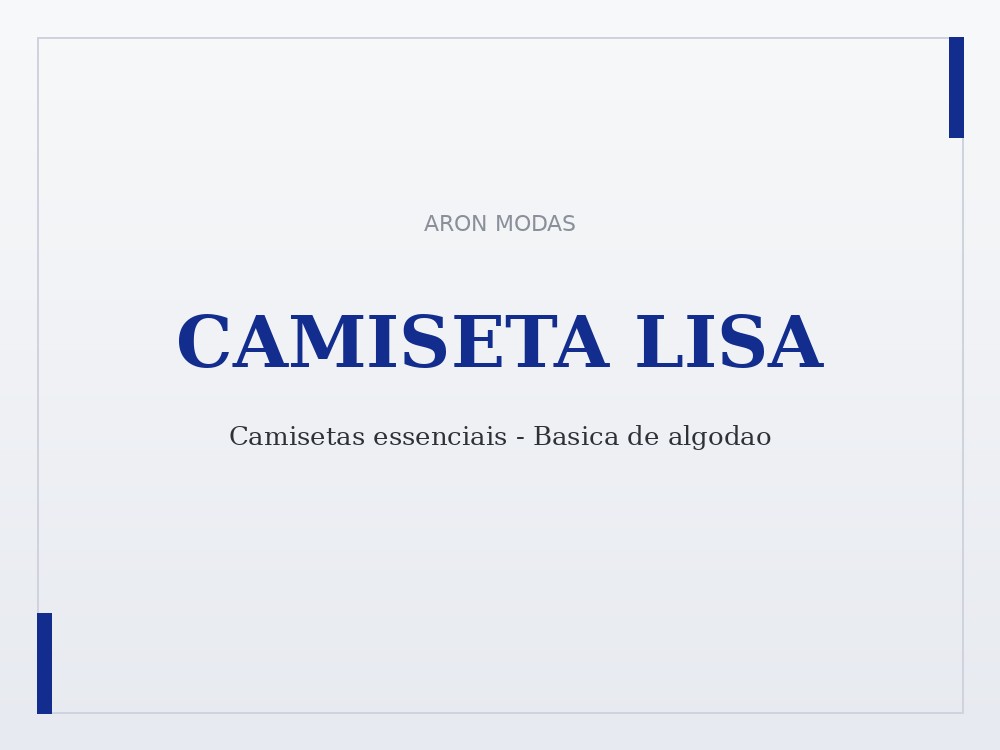 Camiseta básica masculina algodão atacado revenda
