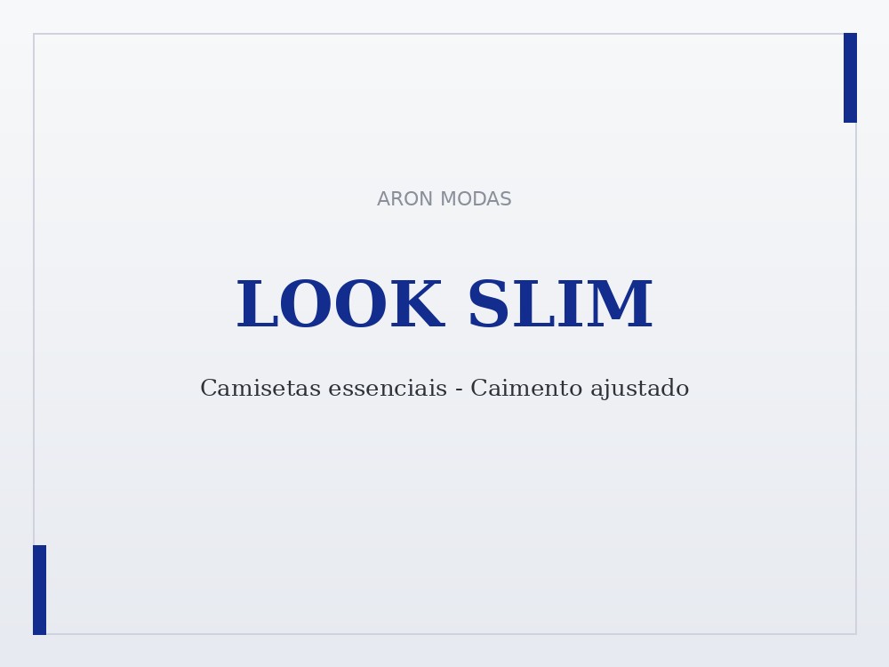 Camiseta masculina caimento slim atacado