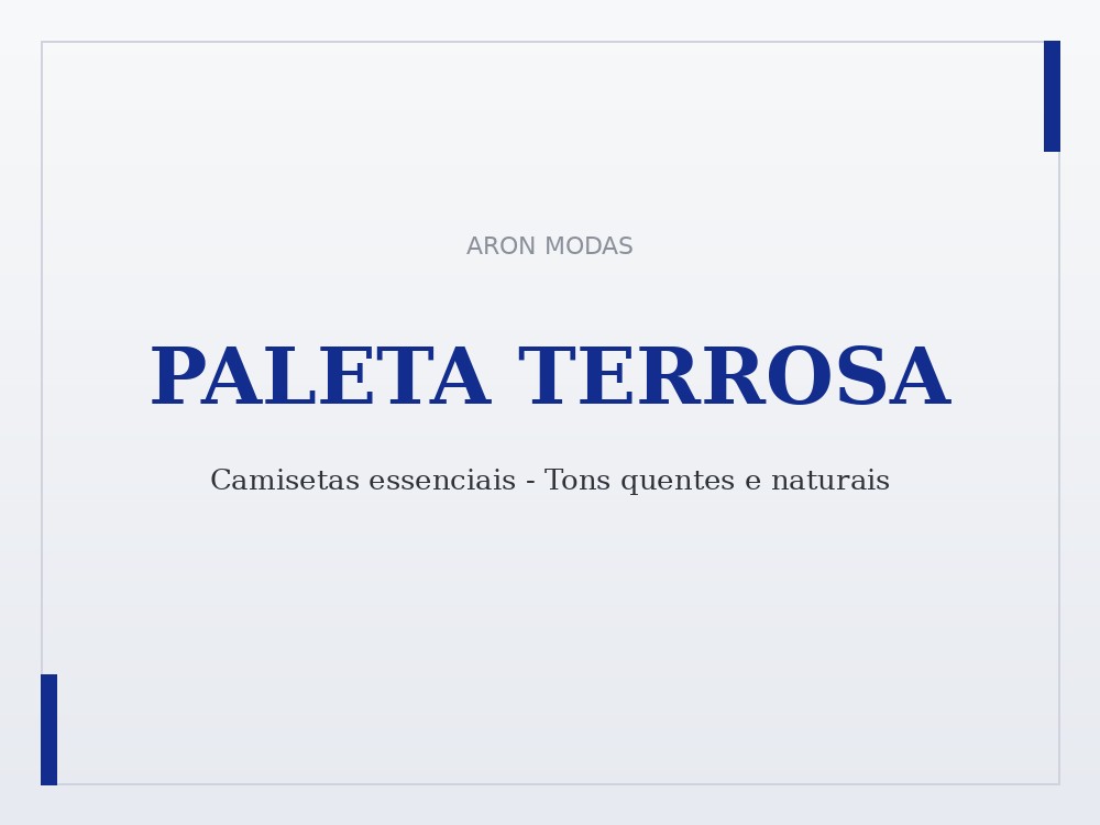 Camisetas masculinas em tons terrosos no atacado