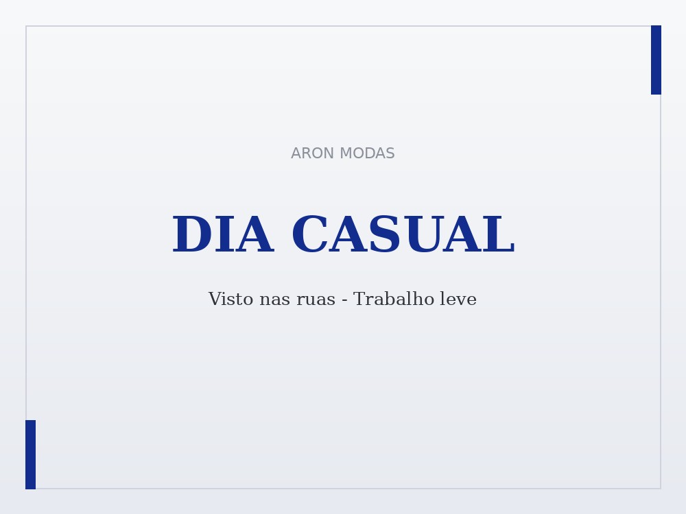 Look casual masculino para trabalho Aron Modas