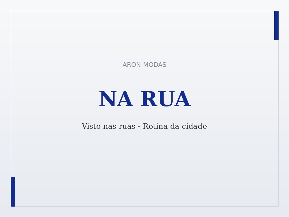 Rotina urbana com peças Aron Modas